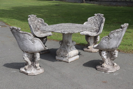  Ensemble de jardin Table et fauteuils