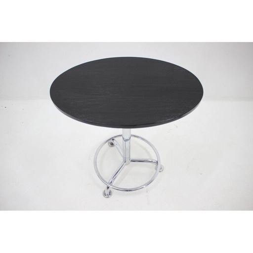 Table vintage Bauhaus chromée par Robert Slezak 1930