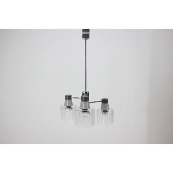 Image 1 of Lustre vintage en chrome par Drukov, 1970