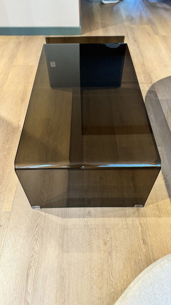 Image 1 of By-Boo Table basse Shadow en verre brun