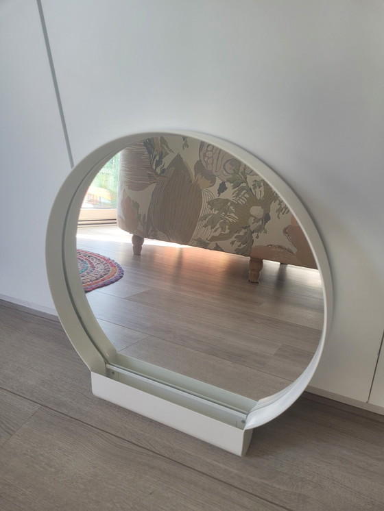 Image 1 of Vintage Ikea X Hay Ypperlig Mirror White Round