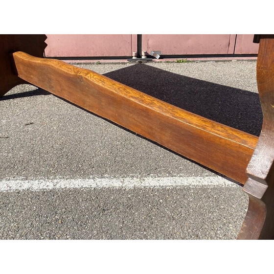 Image 1 of Table de ferme vintage en bois