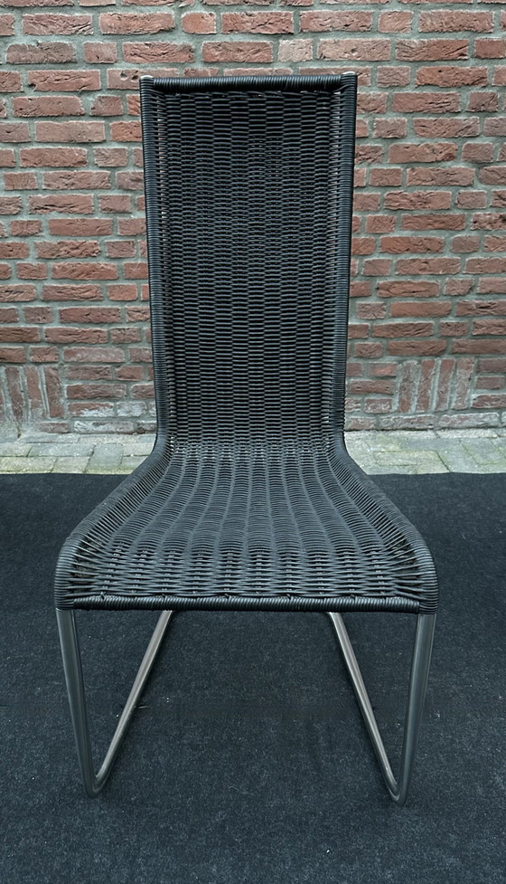 Image 1 of Ensemble de 4 chaises noires Tecta B25 Cantiliver - 1970S