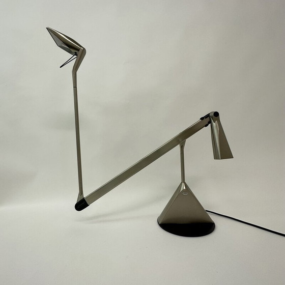 Image 1 of Lampe de table vintage modèle "Zelig Terra" par Walter Monici pour Lumina, Italie 1980