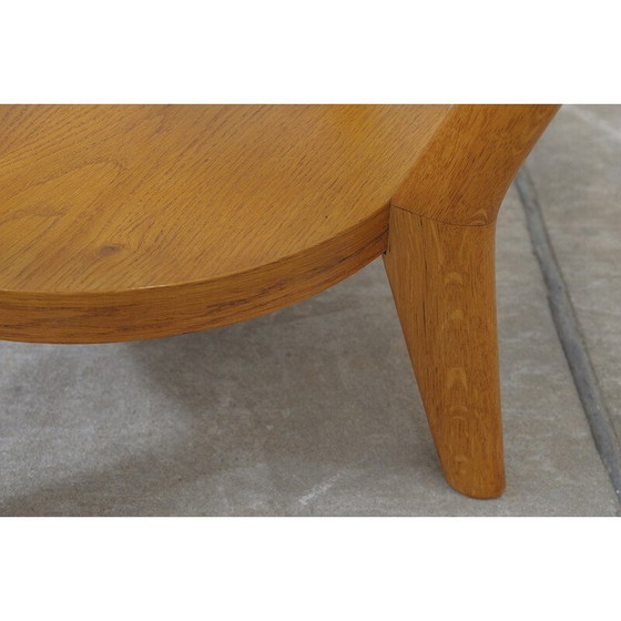 Image 1 of Table basse vintage en chêne émaillé par Kropacek et Kozelka, Tchécoslovaquie 1944