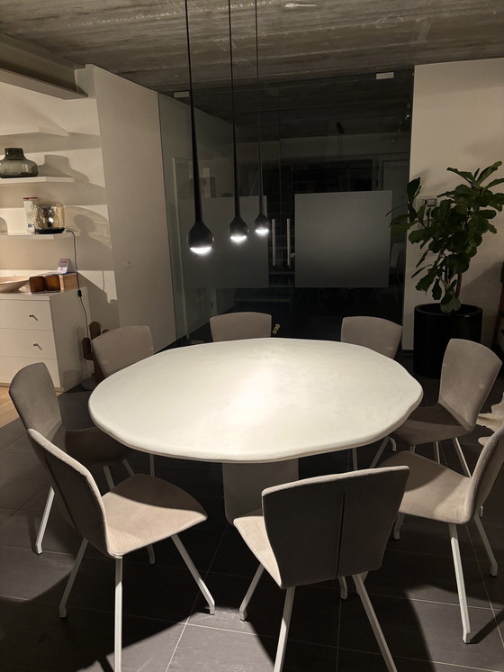 Image 1 of Table de salle à manger ronde Mortex Organic