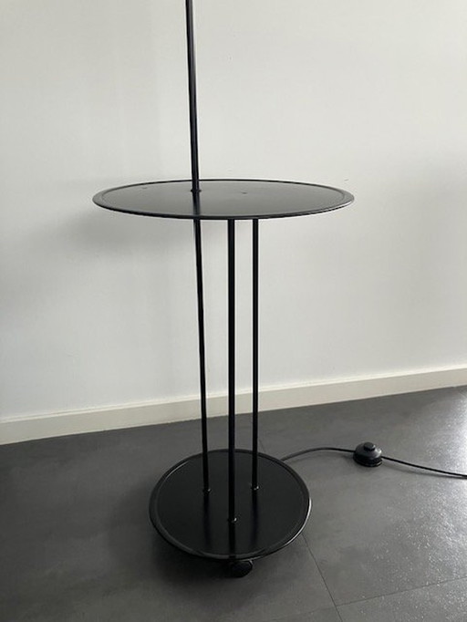 Gabriel Teixidó Table mobile industrielle avec lampe