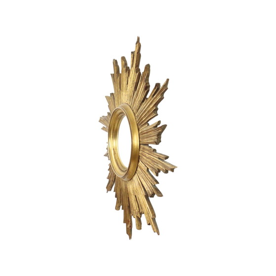 Image 1 of Miroir solaire Sunburst Deknudt en feuille d'or