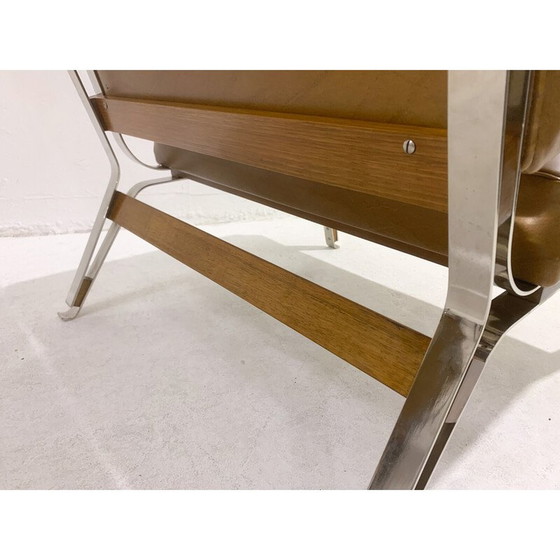 Image 1 of Paire de fauteuils du milieu du siècle modèle 856 par Ico Parisi, Italie années 1950