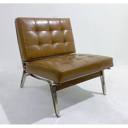 Paire de fauteuils du milieu du siècle modèle 856 par Ico Parisi, Italie années 1950