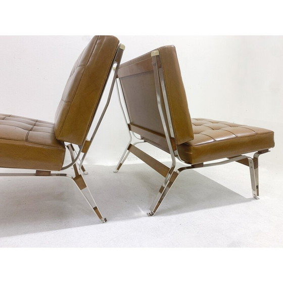Image 1 of Paire de fauteuils du milieu du siècle modèle 856 par Ico Parisi, Italie années 1950
