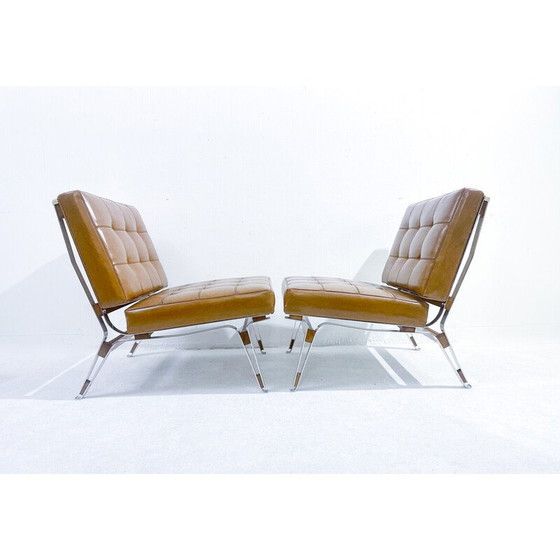 Image 1 of Paire de fauteuils du milieu du siècle modèle 856 par Ico Parisi, Italie années 1950