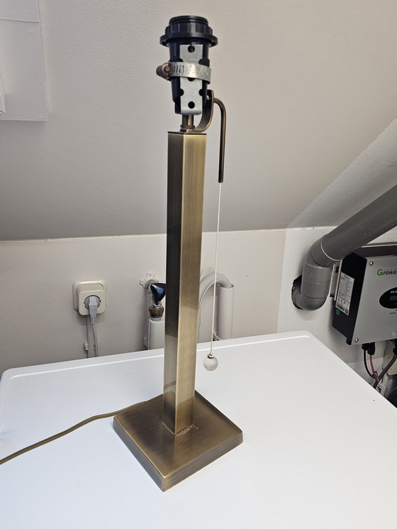 Image 1 of Lampe de table en laiton Deknudt Base de lampe