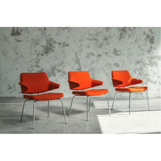 Image 1 of Fauteuil vintage danois rouge