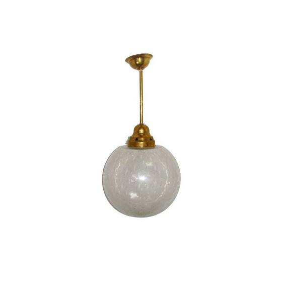 Image 1 of Suspension vintage en laiton, 1960