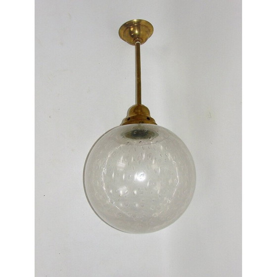 Image 1 of Suspension vintage en laiton, 1960