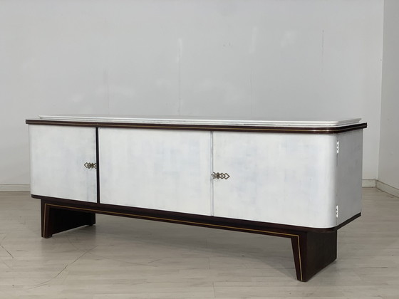 Image 1 of Mid Century buffet commode armoire vintage shabby chic