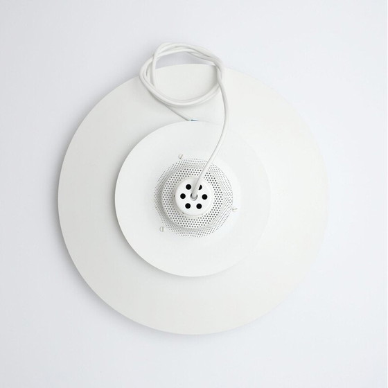Image 1 of Lampe suspendue vintage blanche, Danemark 1980