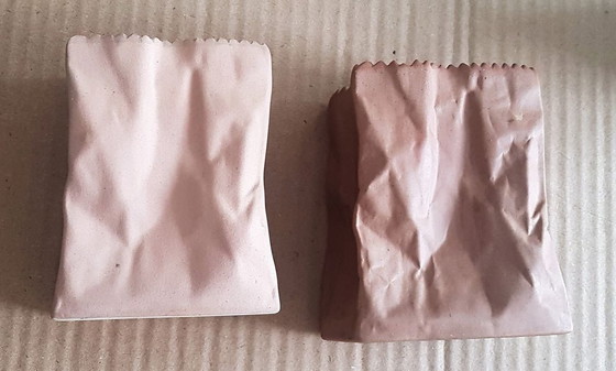 Image 1 of 2X Vases Tüten par Tapio Wirkkala pour Rosenthal, 1970S