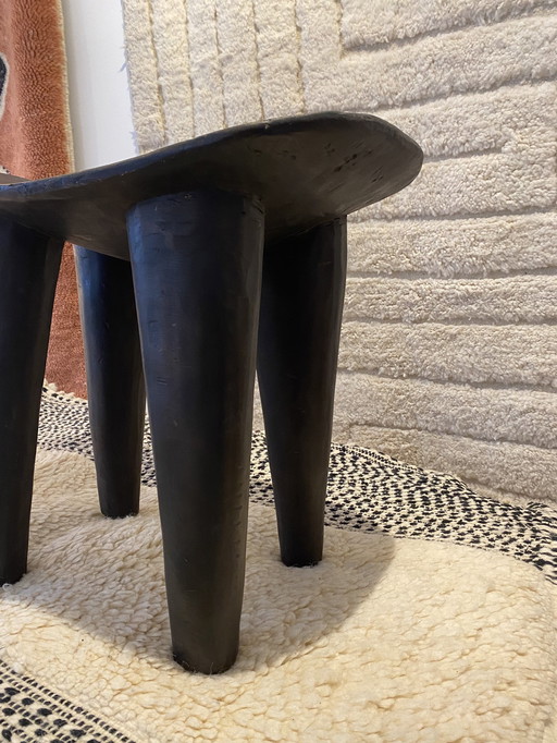 Ancien Grand tabouret Senufo Africain