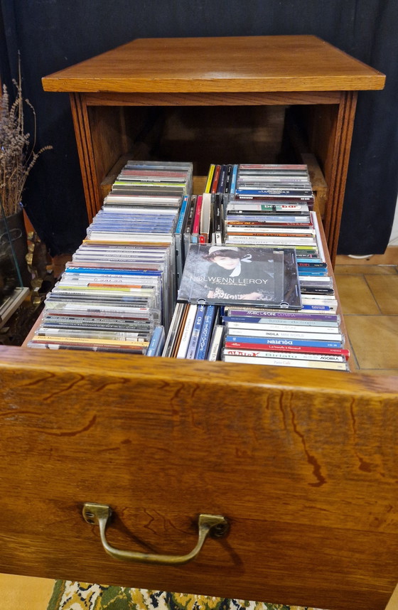 Image 1 of Armoire administrative à 2 tiroirs en chêne, 1950