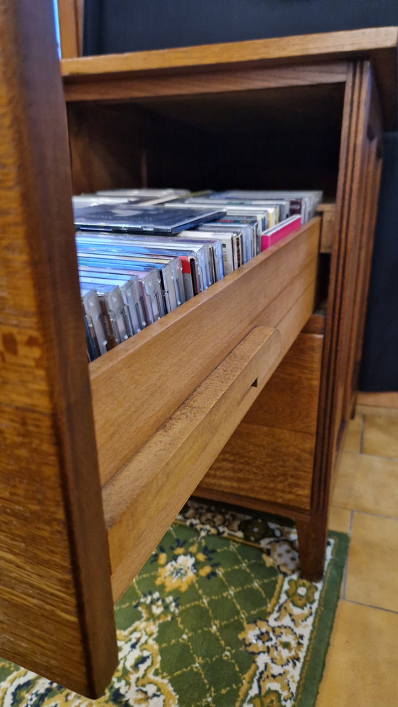 Image 1 of Armoire administrative à 2 tiroirs en chêne, 1950