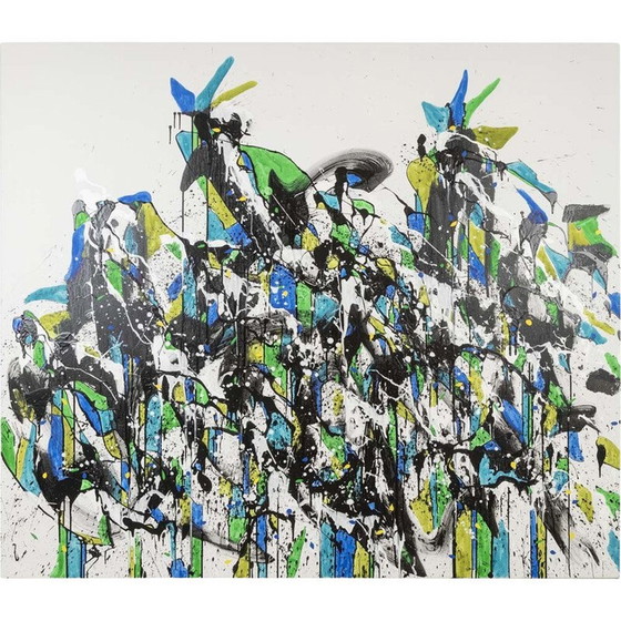 Image 1 of Acrylique sur toile vintage par Dan Hôo, 2023