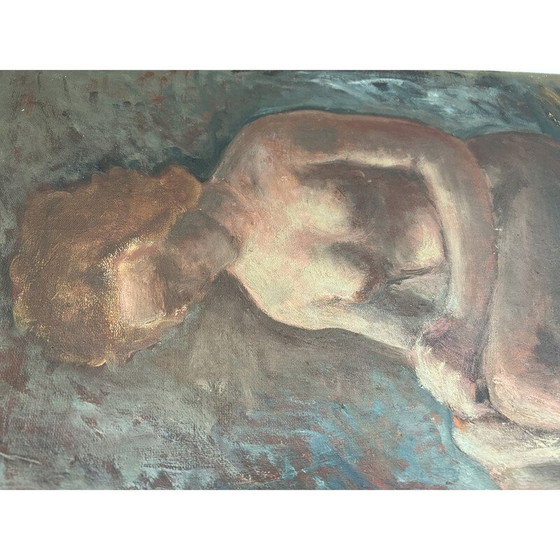 Image 1 of Huile sur toile Vintage Art Déco, 1920-1930