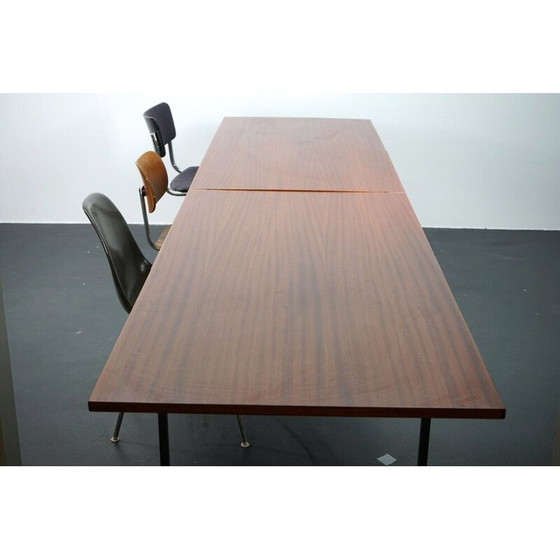 Image 1 of Table de salle à manger pliante en bois, Allemagne 1950