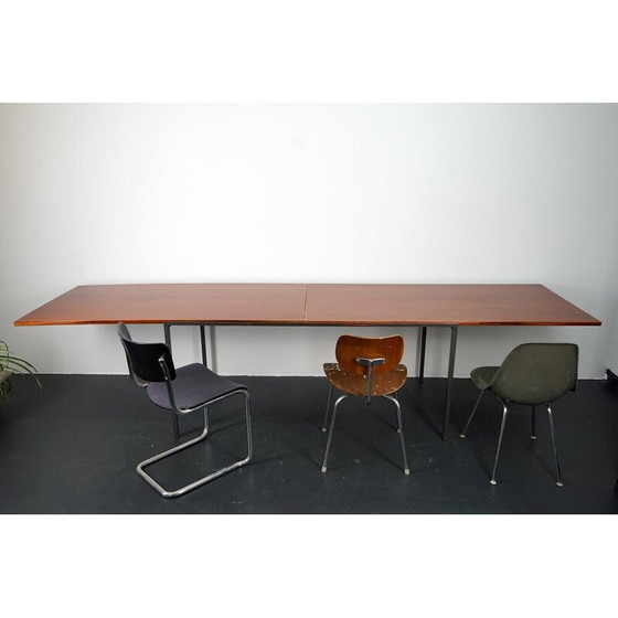 Image 1 of Table de salle à manger pliante en bois, Allemagne 1950