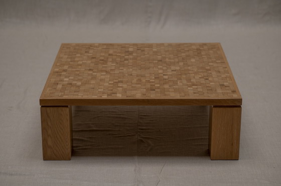 Image 1 of Table basse moderniste en mosaïque 'End-Grain' €925.00