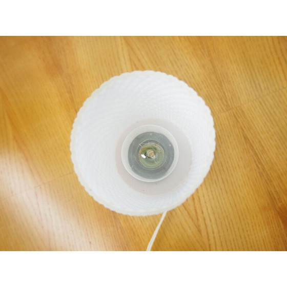 Image 1 of Lampe de table en laiton et verre du milieu du siècle, Pologne, années 1970