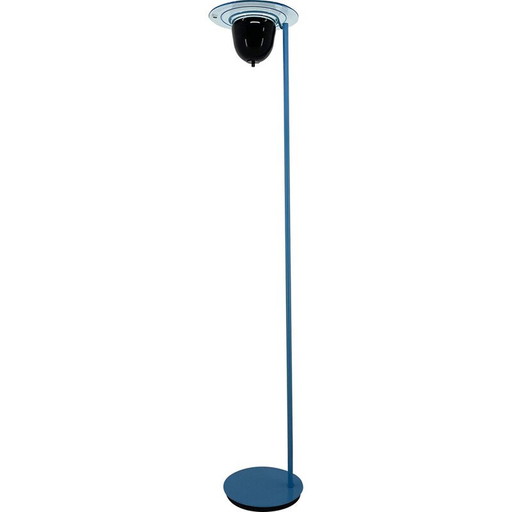 Lampadaire vintage en verre Vetri Murano et métal, Italie, années 1970