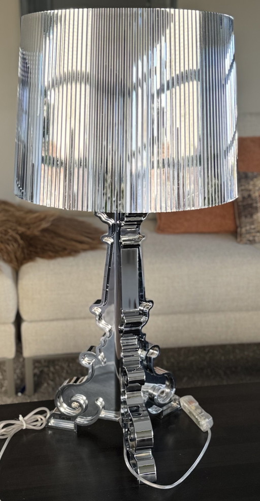 Kartell Lampe de table Bourgie Argent Métallique