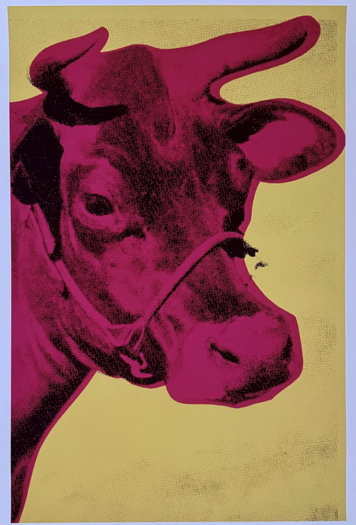 Andy Warhol : "Vache : jaune et rose, 1971".