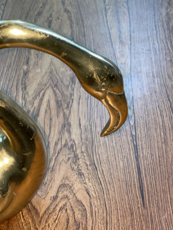 Image 1 of 2 X oiseaux en laiton vintage