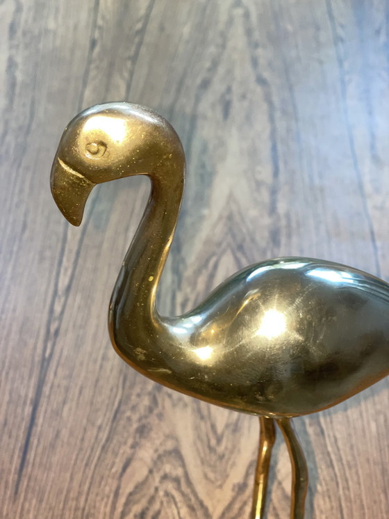 Image 1 of 2 X oiseaux en laiton vintage