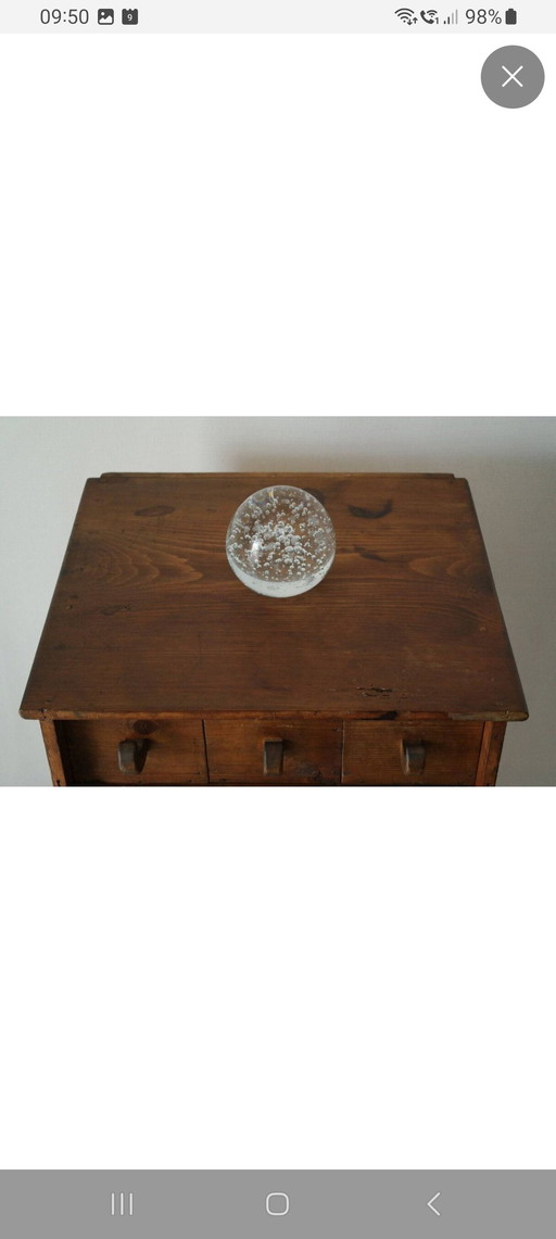 Petit Meuble De Métier Organisteur Vintage 