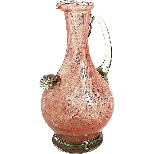 Carafe vintage en verre de Murano, 1950