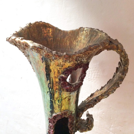 Grand vase en céramique par Mazzotti pour Albisola, années 1950