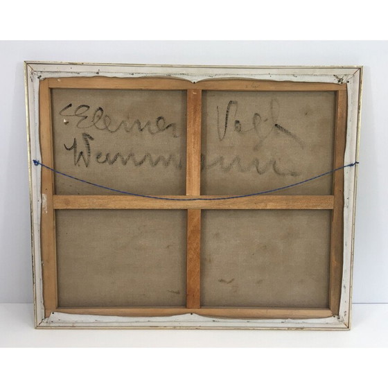 Image 1 of Huile vintage sur toile, 1960