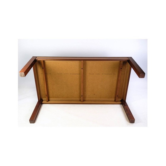 Image 1 of Table basse vintage avec carreaux en bois de rose, Danemark 1960