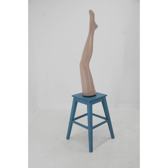 Image 1 of Tabouret vintage pivotant, Tchécoslovaquie années 1950