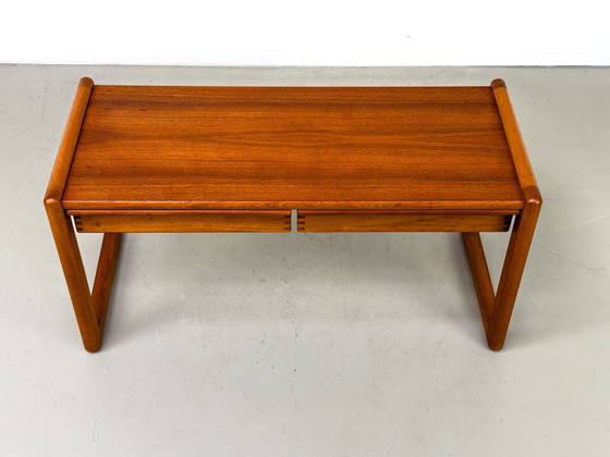 Image 1 of Vintage No. 802 Table With Drawers By Aksel Kjersgaard, 1970S