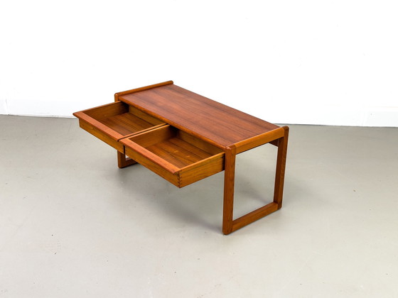 Image 1 of Vintage No. 802 Table With Drawers By Aksel Kjersgaard, 1970S