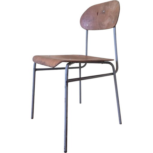 Chaise industrielle vintage, 1960