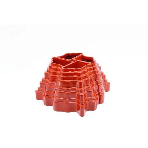 Vase modulaire en céramique 'Collina' Sergio Asti by Gabbianelli 1960s