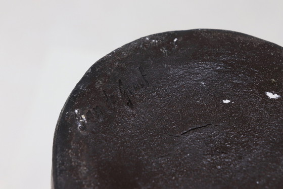 Image 1 of Vase cylindrique Vintage Jan De Graaf Studio Pottery