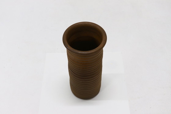 Image 1 of Vase cylindrique Vintage Jan De Graaf Studio Pottery