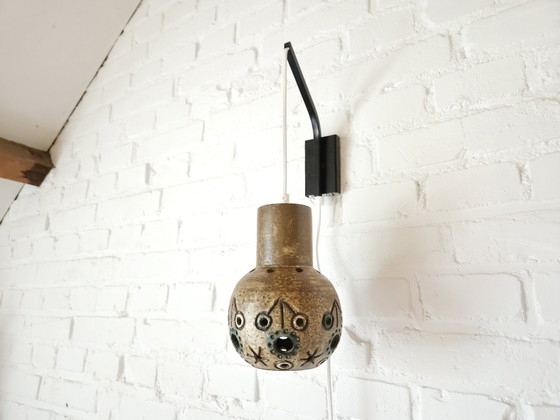 Image 1 of Lampe murale en céramique vintage Hannie Mein